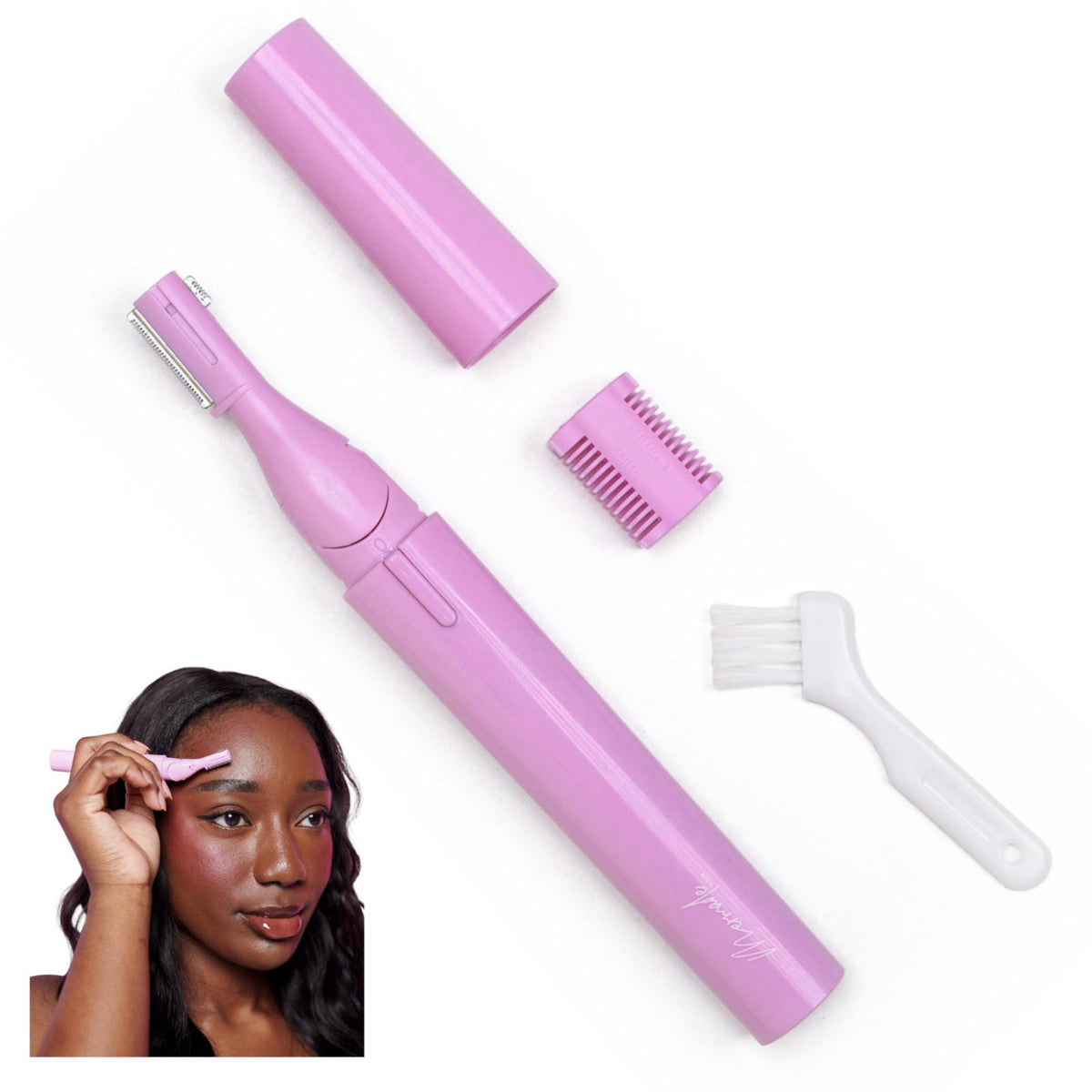 Mermade Hair - Battery Powered Facial Shaver for Women, Easy and Flawless Facial Hair Remover, Electric Beauty Razor, 2 