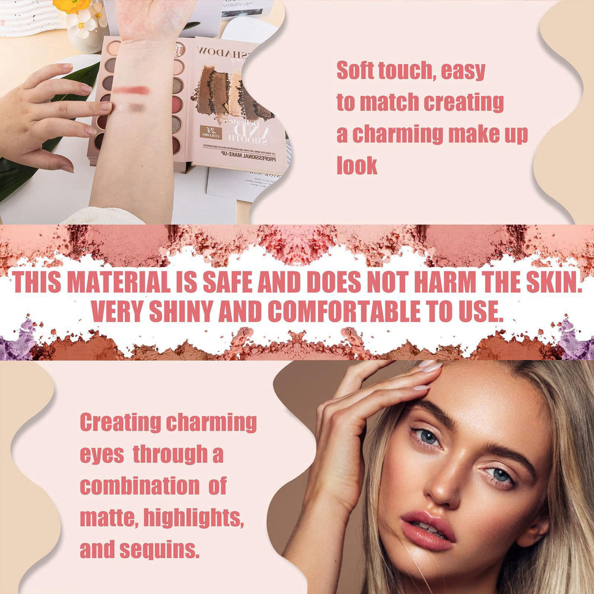 Joyeee – Makeup Palettes on display