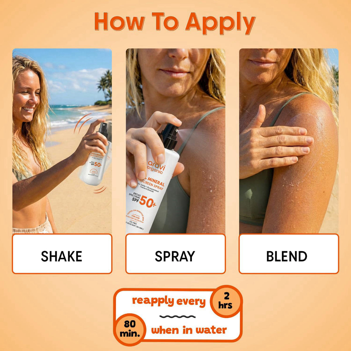 Aravi Organic – Body Sunscreens on display