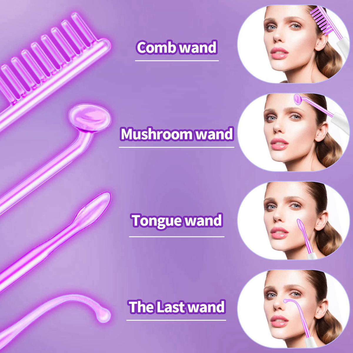 High Frequency Facial Wand-UUPAS Portable Handheld High Frequency – packaging and label
