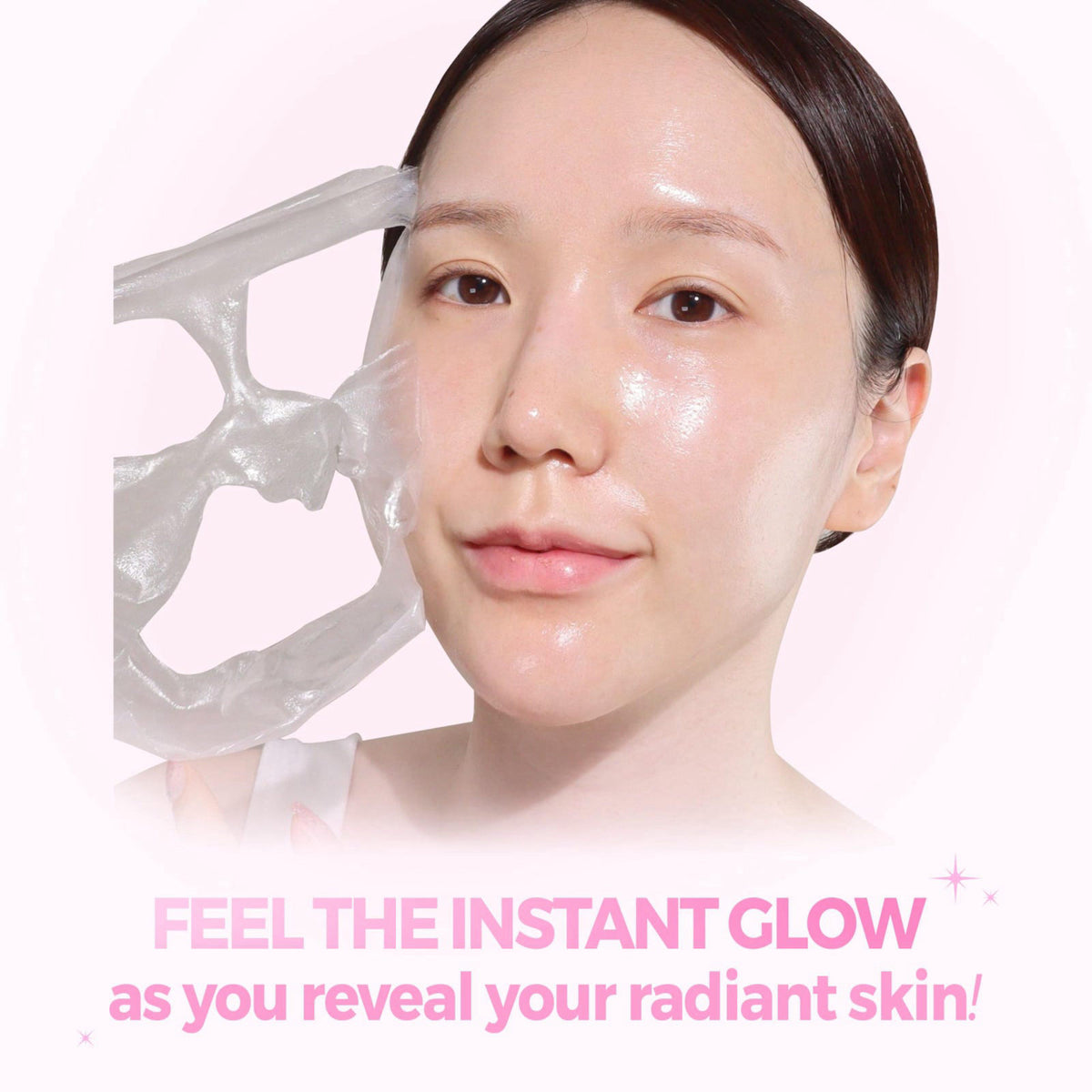 KLAVUU Actress Backstage Glow Peel Off Face Mask for Glass Skin (2.4oz) – full view, size 2.92 Ounce (Pack of 1)