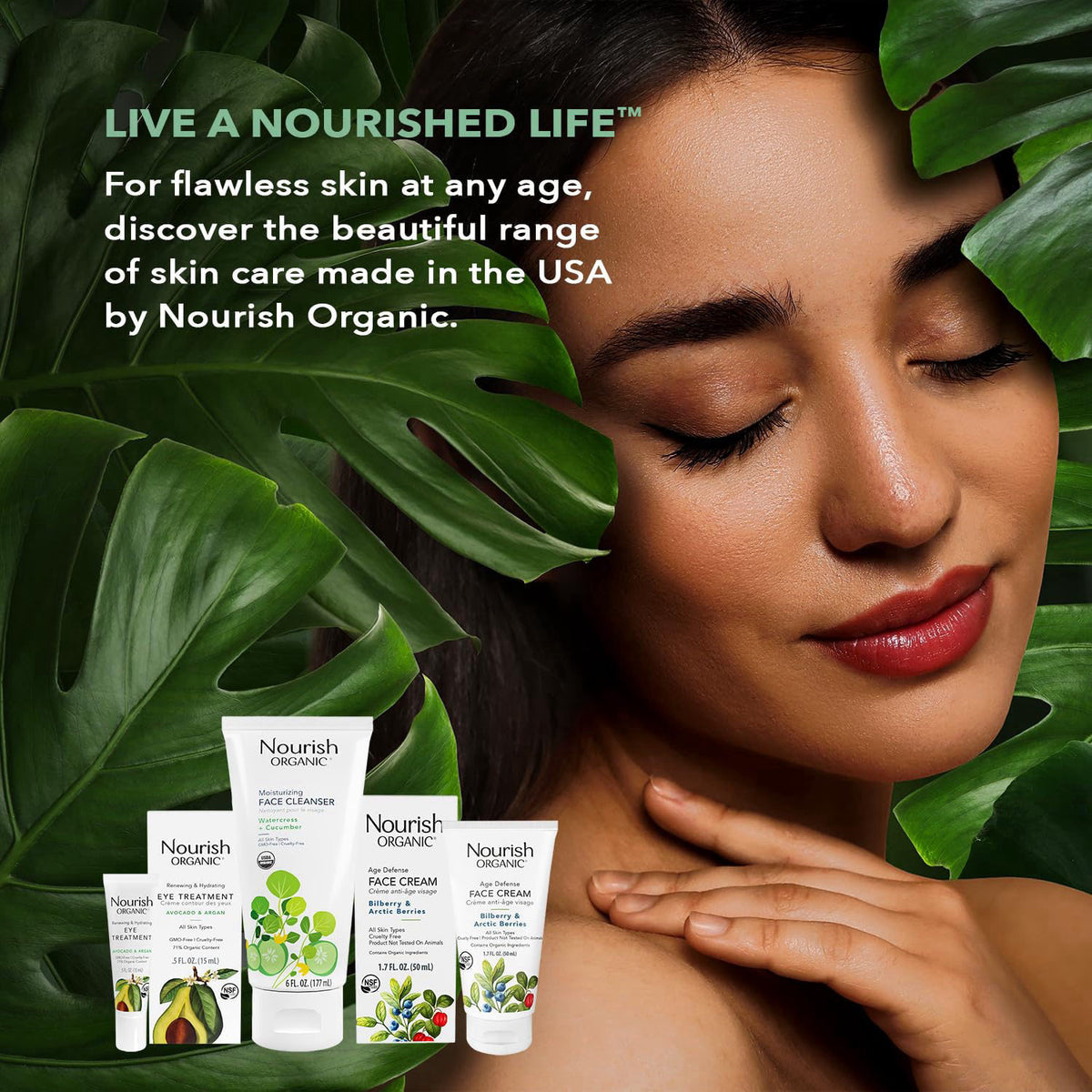 Nourish Organic – Washes on display