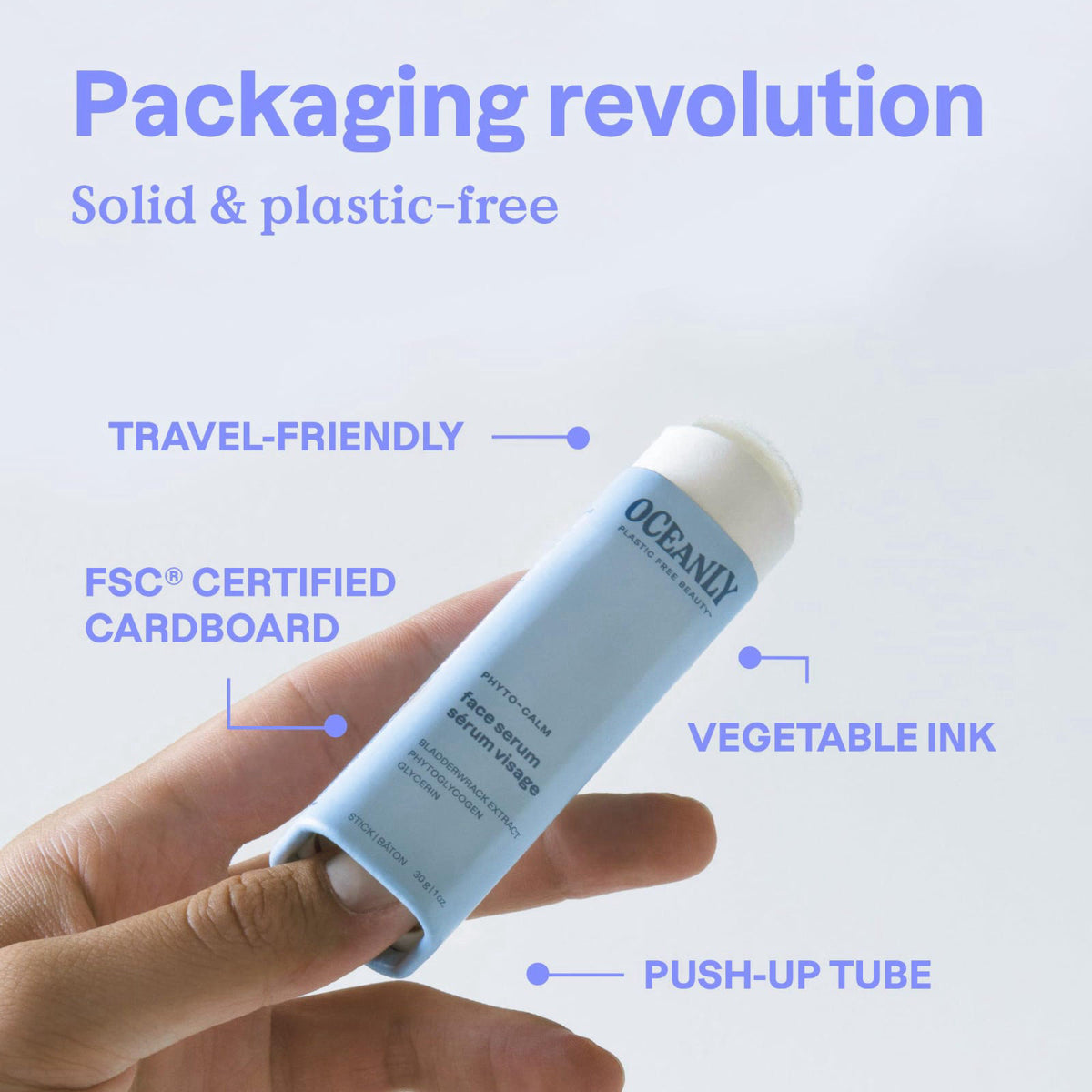 ATTITUDE Oceanly Eye Cream Stick, EWG Verified, Plastic-free, Plant and Mineral-Based Ingredients, Vegan and Cruelty-fre