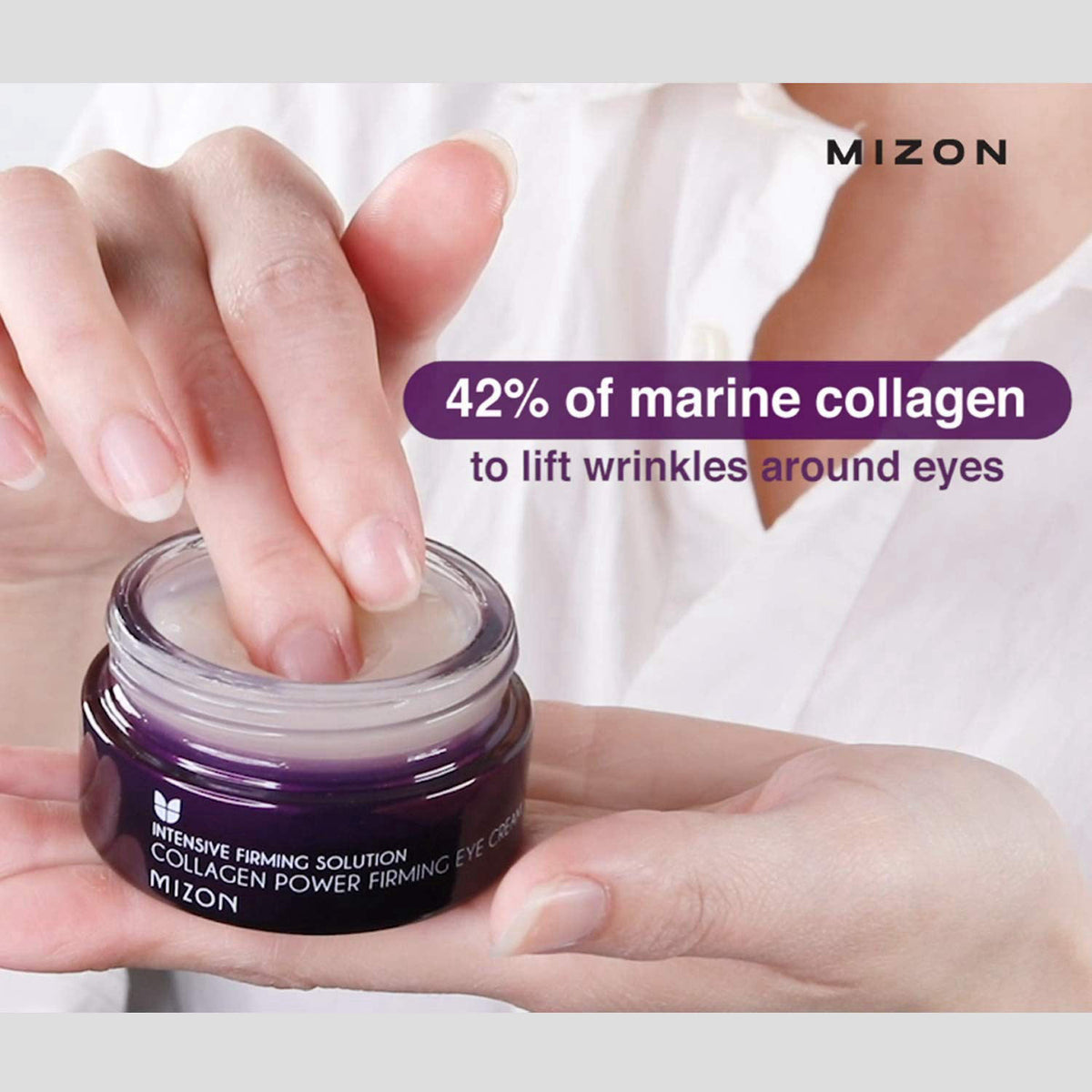 MIZON Bundle Collagen Power Firming Eye Cream 25ml + Collagen lifting tone Lifting Skin Booster – full view