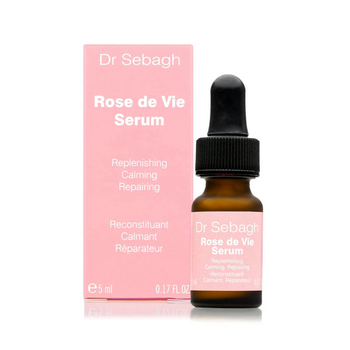 Dr Sebagh Rose de Vie Serum - Soothing & Anti-Aging Serum with Organic Oils & Antioxidants to Hydrate, Calm, and Protect