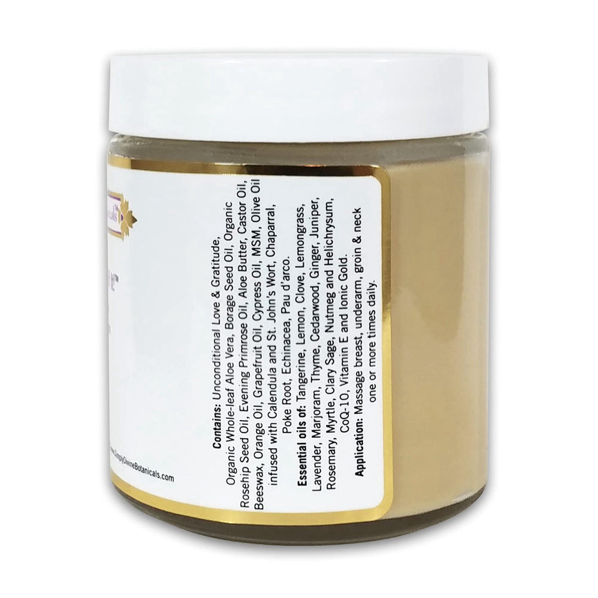 Simply Divine Botanicals Keeping Abreast of It - Natural and Organic Body Cream to Encourage Circulation and Deeply Mois
