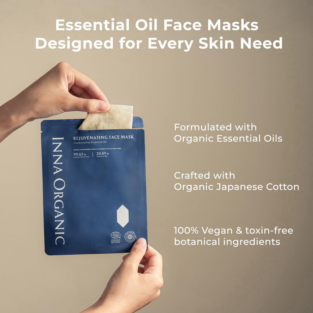 INNA ORGANIC – Masks on display