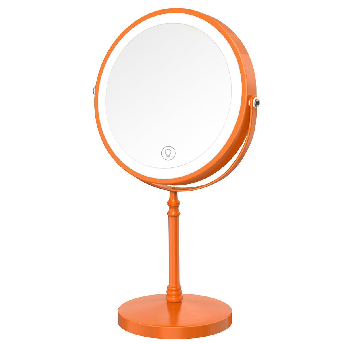 DEIOVWXS Makeup Mirror, Rechargeable Vanity Mirror with 3 Lights, 1X/10X – product photo (Makeup Mirrors)