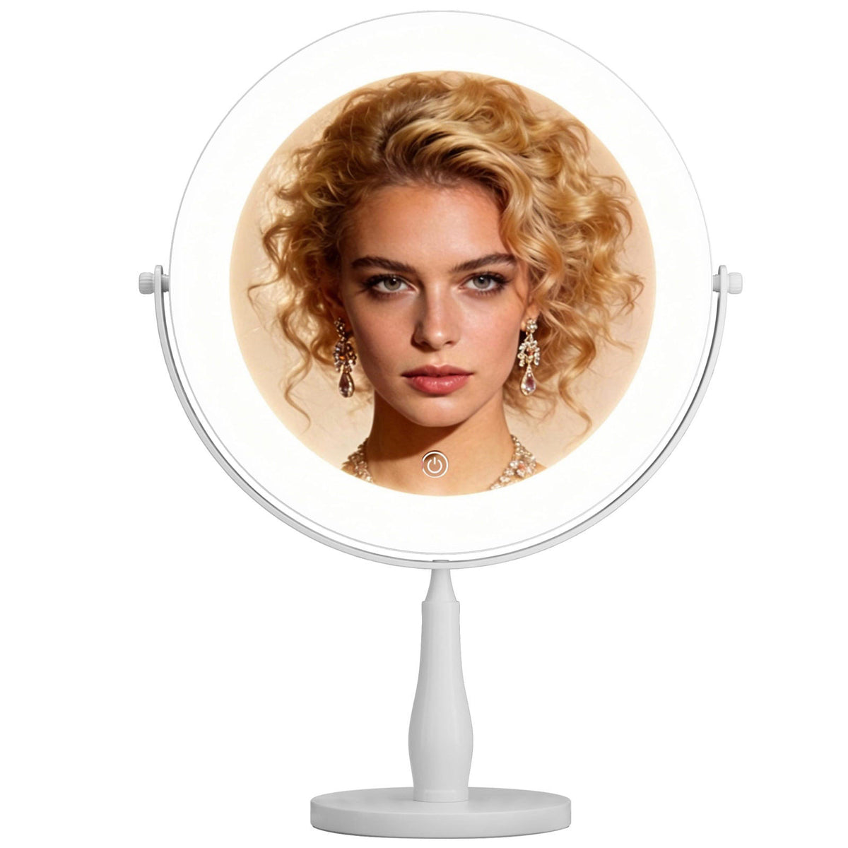 DEXHOM 9" Magnifying Vanity Mirror with Light, 10X/1X Makeup Mirror – product photo (Makeup Mirrors)