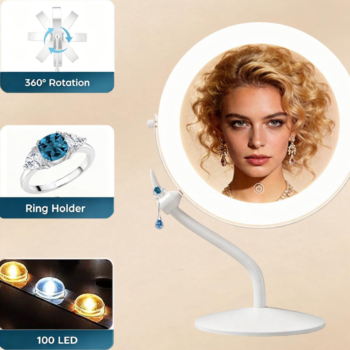 DEXHOM – Makeup Mirrors on display