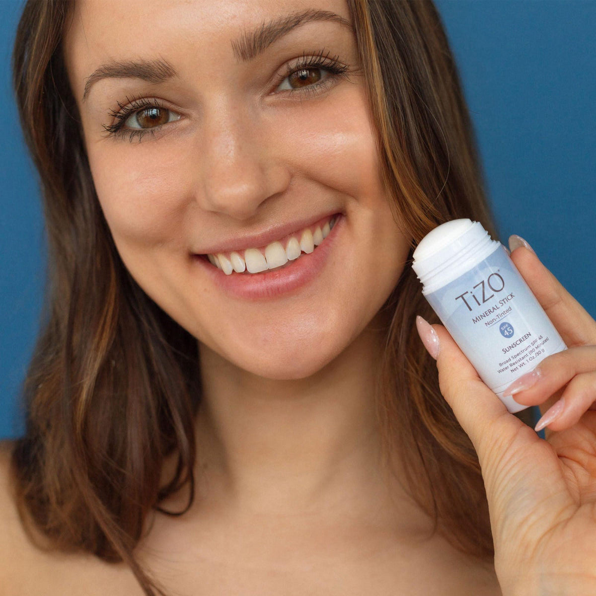 TiZO Mineral Stick SPF 45 | Non-Tinted | Water Resistant (80 minutes) | Broad Spectrum Sunscreen | UVA/UVB Protection | 
