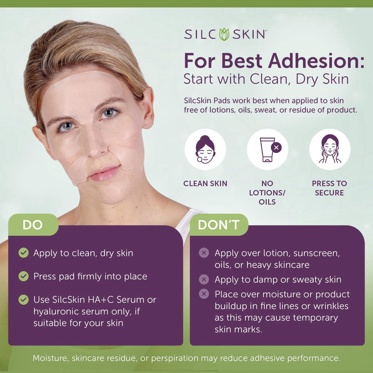 Silc Skin Decollette Pad for Chest Wrinkles, 30 Day Supply – full view