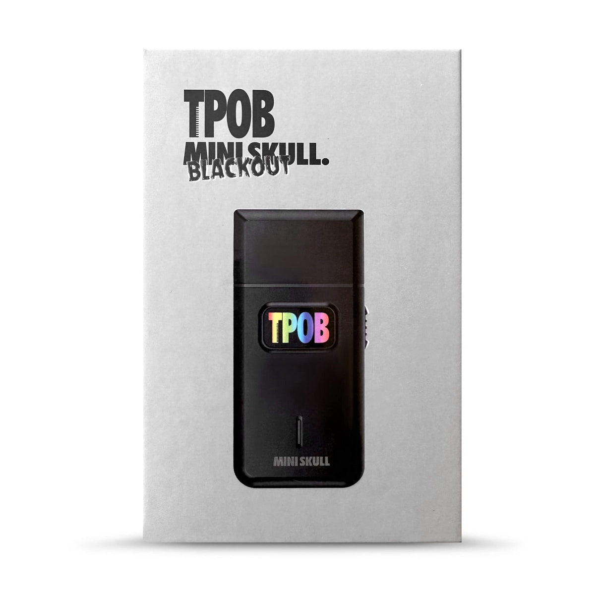 TPOB Mini Skull Foil Shaver for Men - 9000 RPM Turbo Motor, Pocket-Size Electric Razor with Hypoallergenic Blades, Cordl