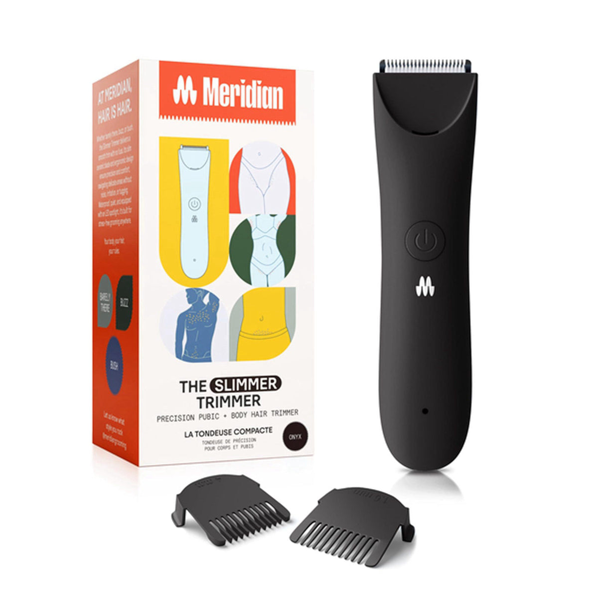 MERIDIAN The Slimmer Trimmer | Waterproof Bikini Trimmer for Women | Onyx – product photo (Bikini Trimmers)