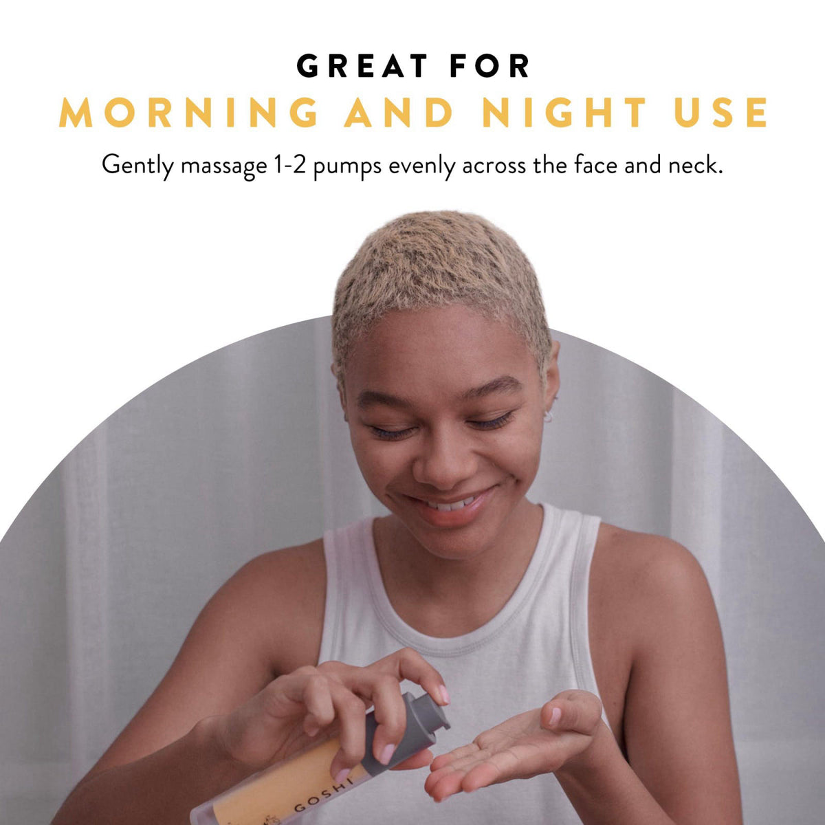 GOSHI – Face Moisturizers on display