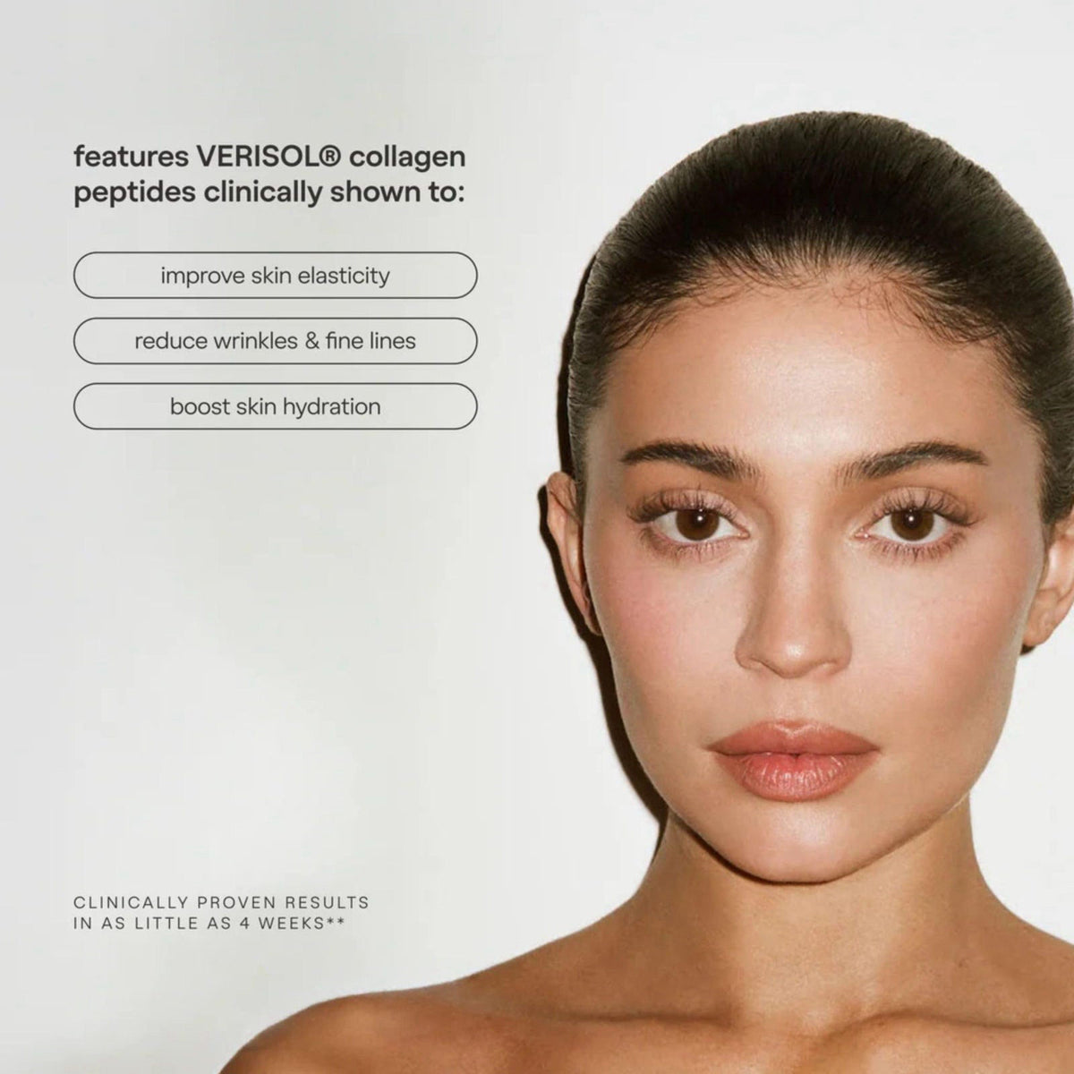 k2o by Kylie Jenner Advanced Skin Hydration Mix with Electrolytes, Hyaluronic Acid & Verisol Collagen Peptides - Clinica