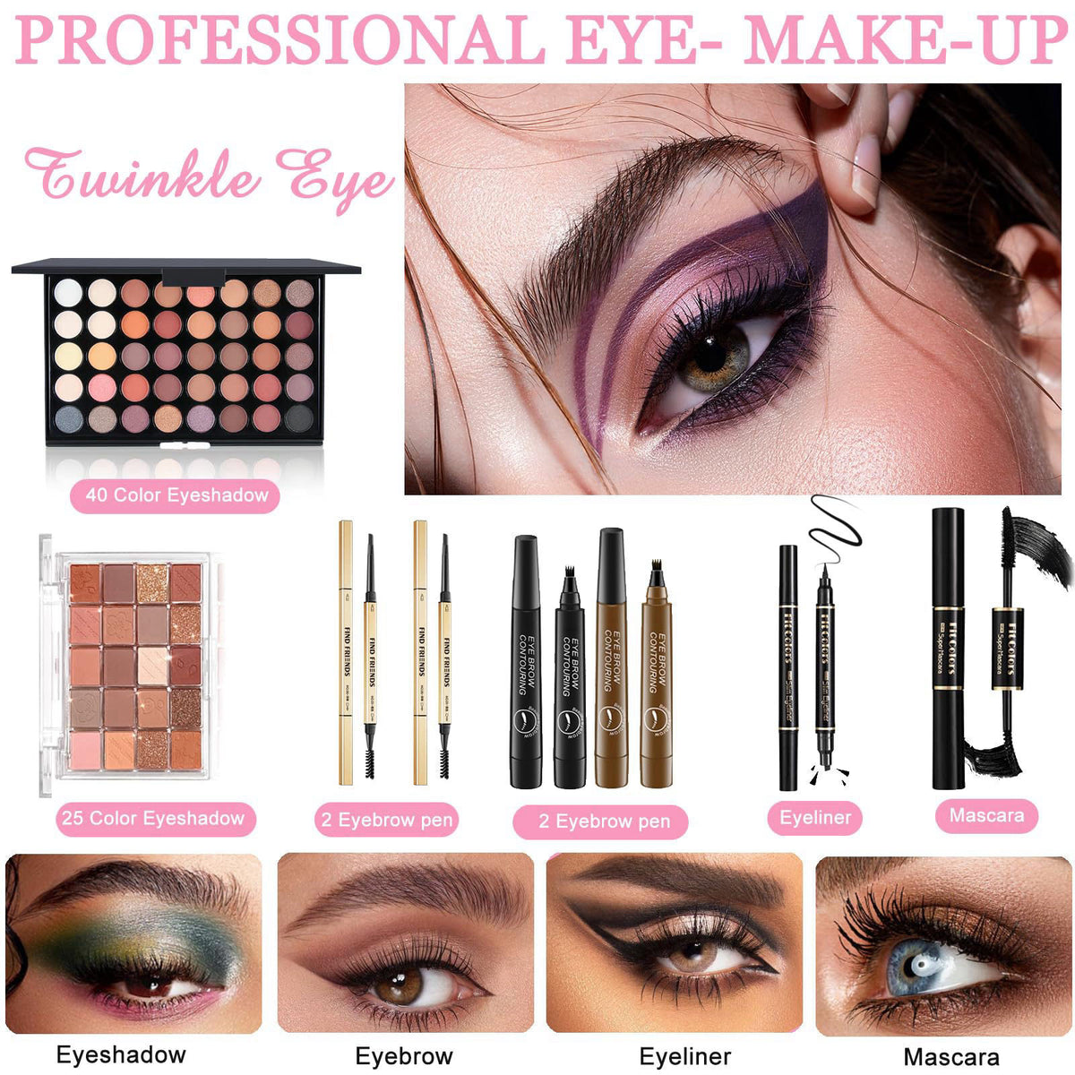 Ruicen Makeup Kit for Women Full Kit, Makeup Set, Makeup Sets for Women Girls Teens, maquillaje para mujer, Make Up Set 