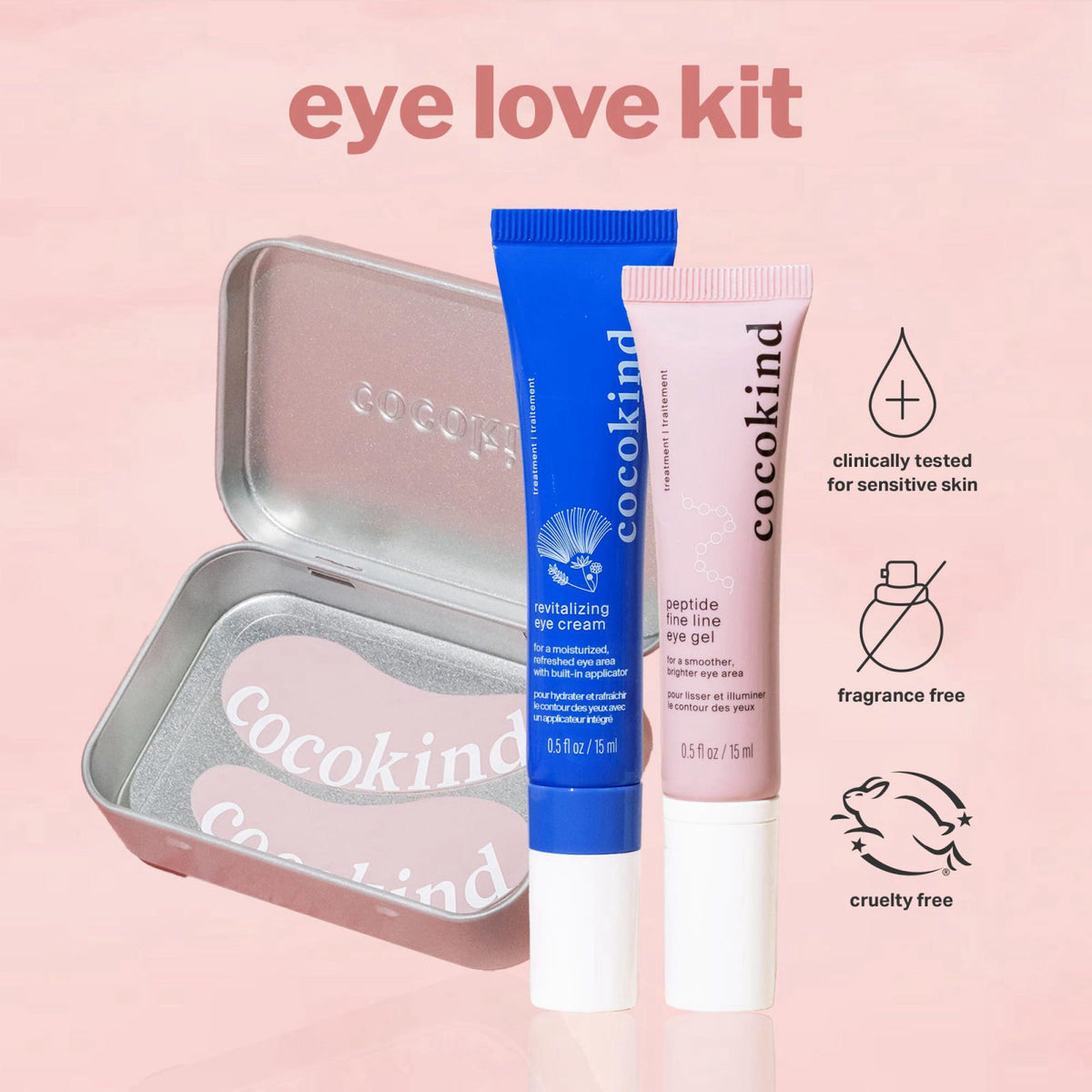 Cocokind Eye Love Kit – close-up detail