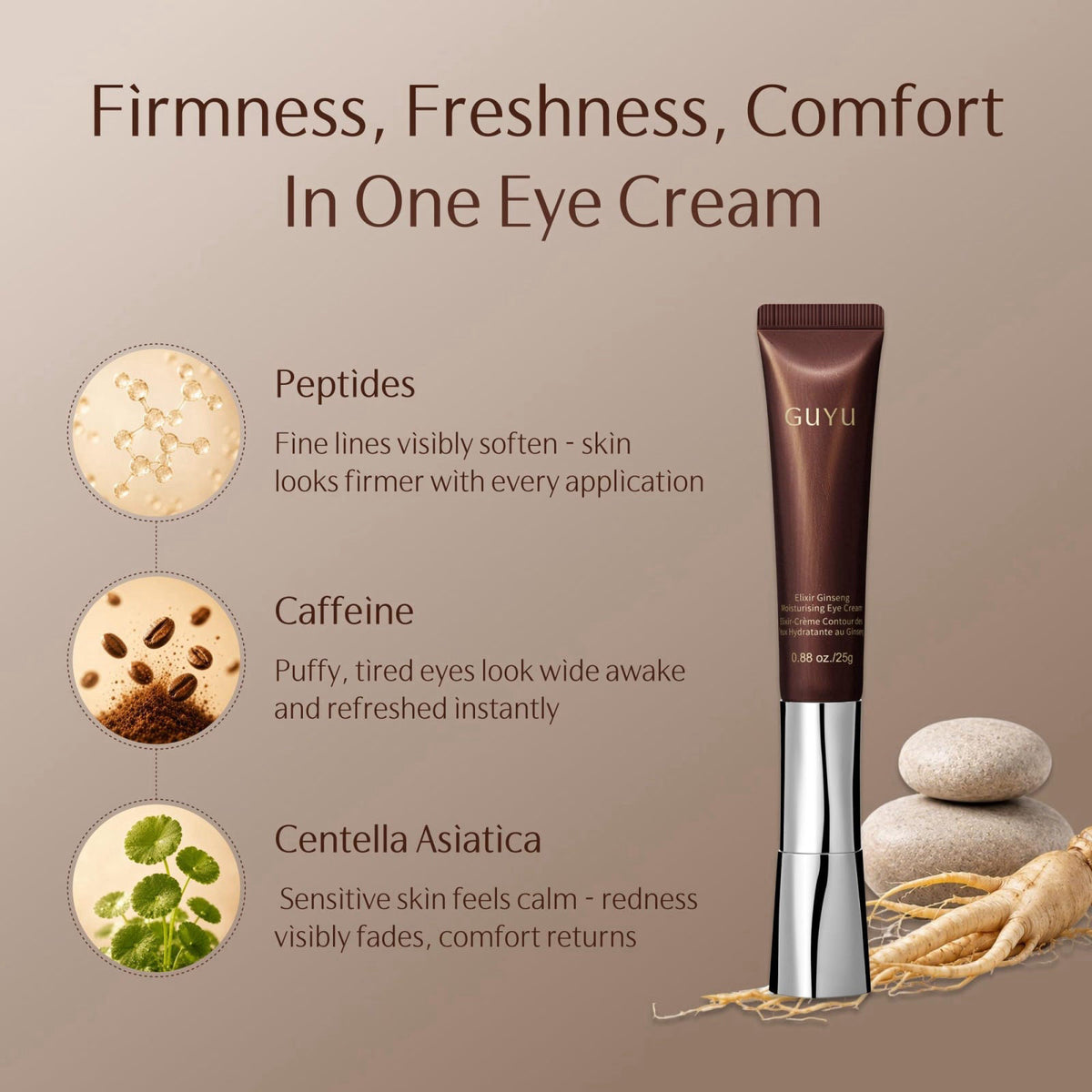 GUYU Collagen Ampoule Serum & Eye Cream – alternate angle