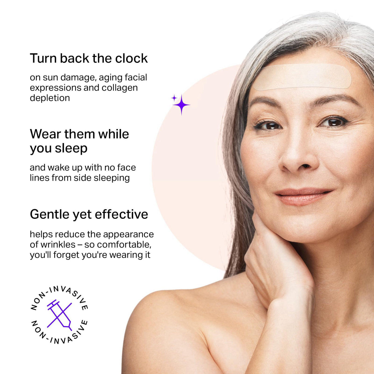 BLUMBODY Face Wrinkle Patches - Forehead and Smile Lines Bundle – packaging and label