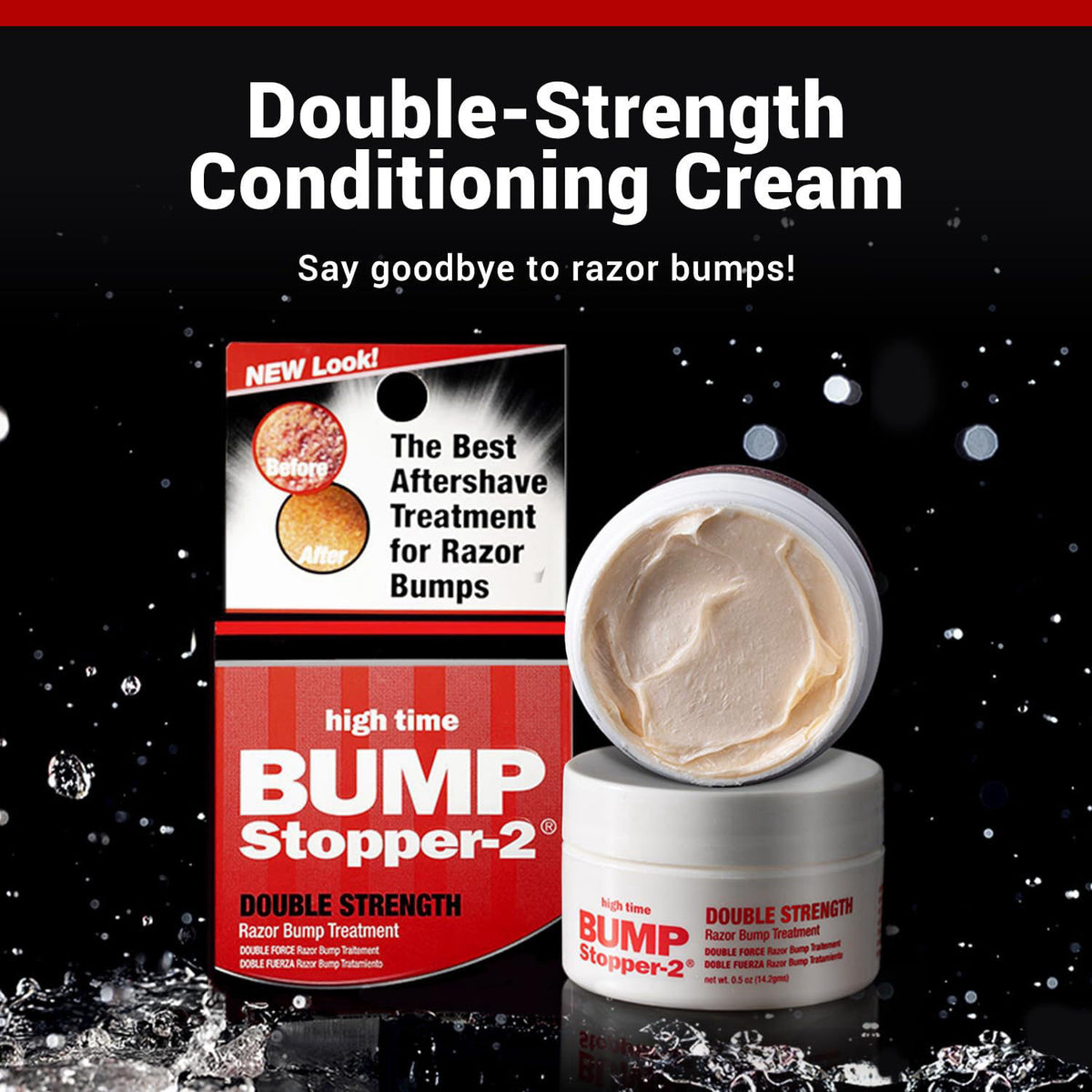 Bump Stopper 2 Double Strength Razor Bump Treatment | Formulated to Relieve Razor Burn | Eliminates Ingrown Hairs | Afte