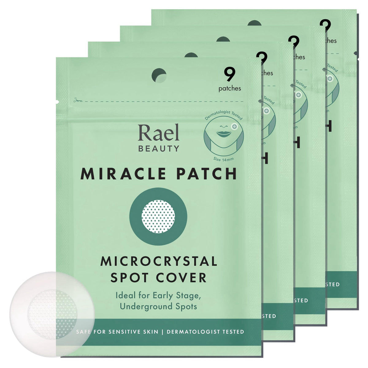 Rael Miracle Microcrystal Spot Cover Hydrocolloid Pimple Patches (36 Ct) – product photo (Pore Cleansing Strips)