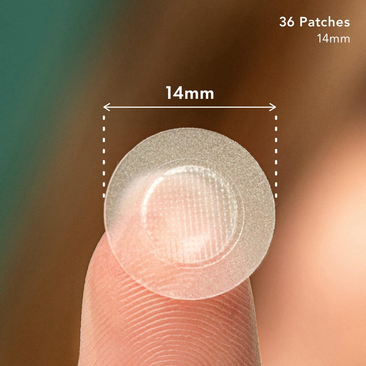 Rael Miracle Microcrystal Spot Cover Hydrocolloid Pimple Patches (36 Ct) – close-up detail