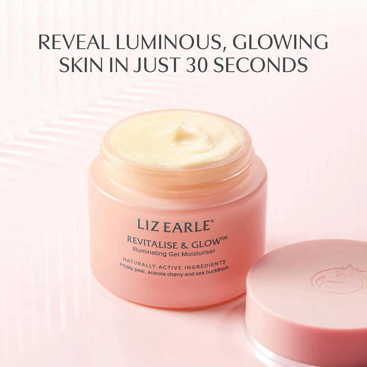 Liz Earle Revitalize & Glow Illuminating Gel Face Moisturizer, 50ml – full view