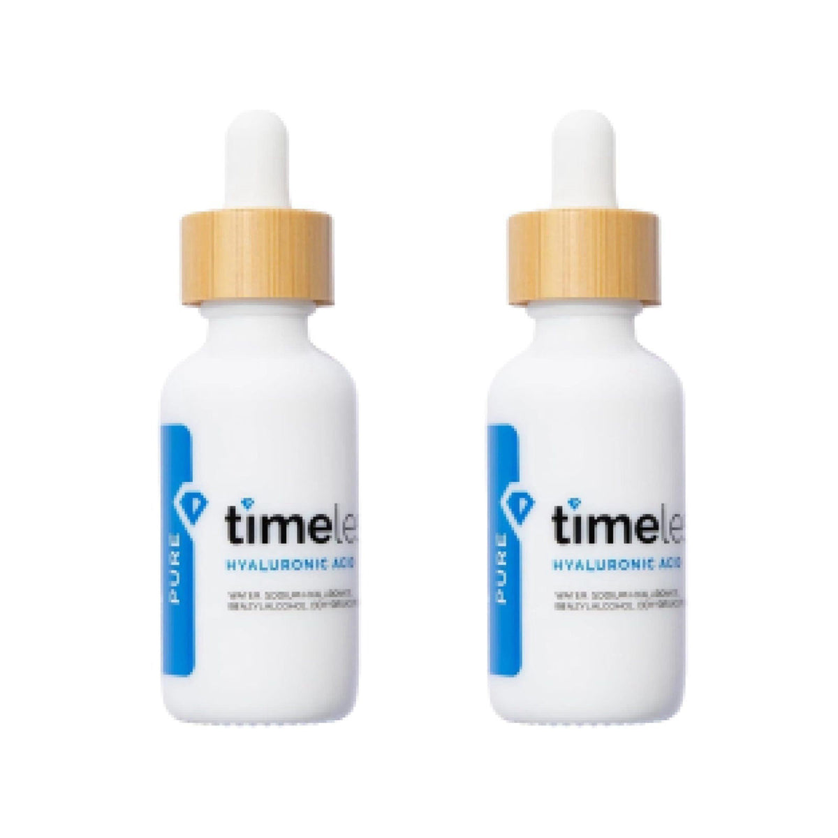 Timeless Skin Care Timeless Hyaluronic Acid 100% Pure Serum, Hydrating, 2 fl oz, 2 Pack – product photo (Serums)