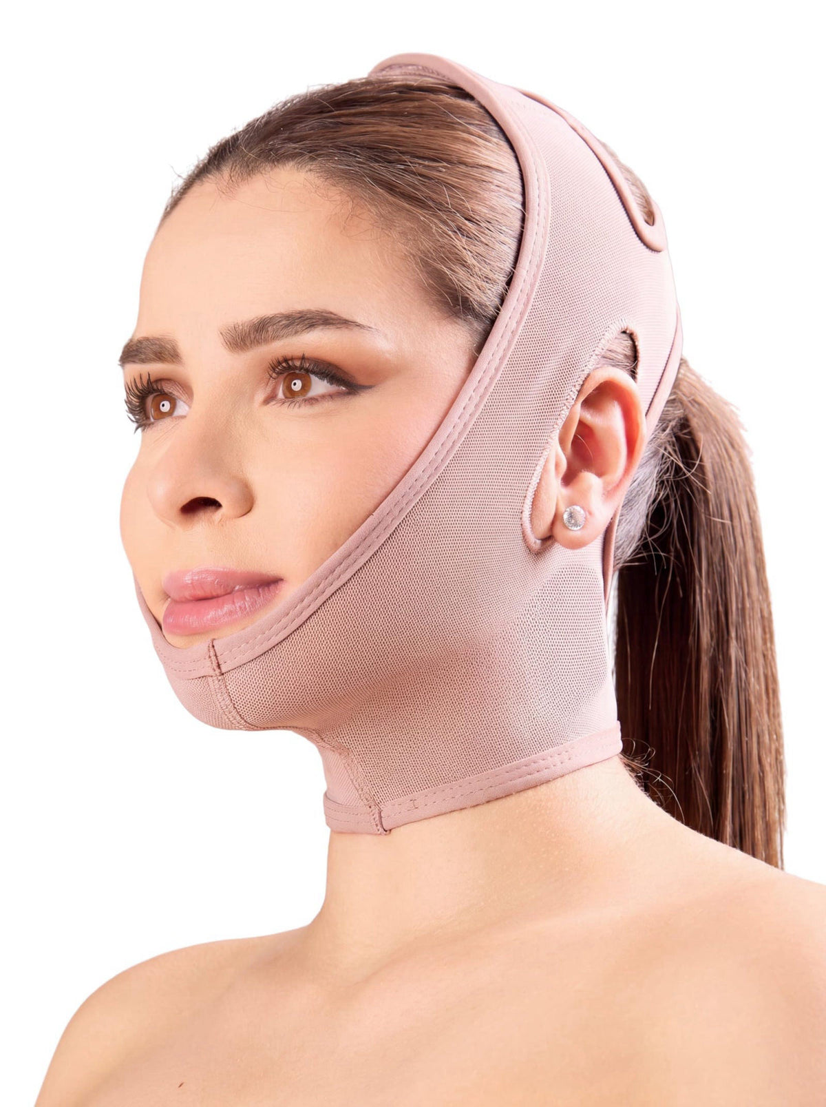 SHAPE CONCEPT 301 Chin Strap Support Band Neck Face High Compression – close-up detail