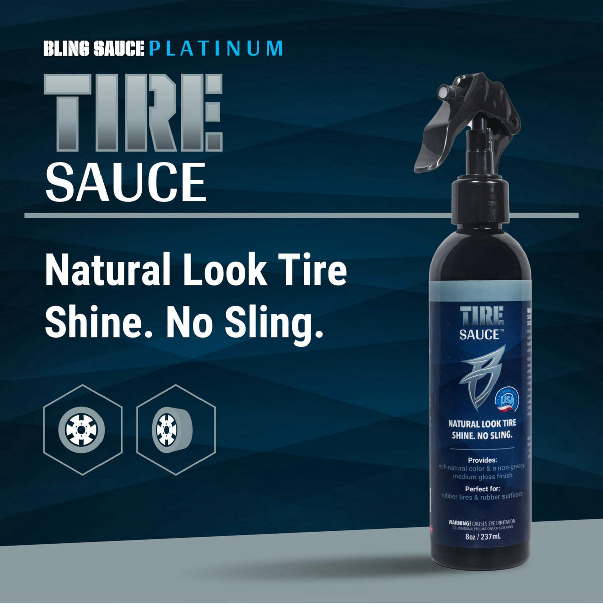 Bling Sauce Platinum Fast 4 Kit Automotive Cleaners, Speed, Interior, Tire and Trim Sauce, 8 oz each – full view