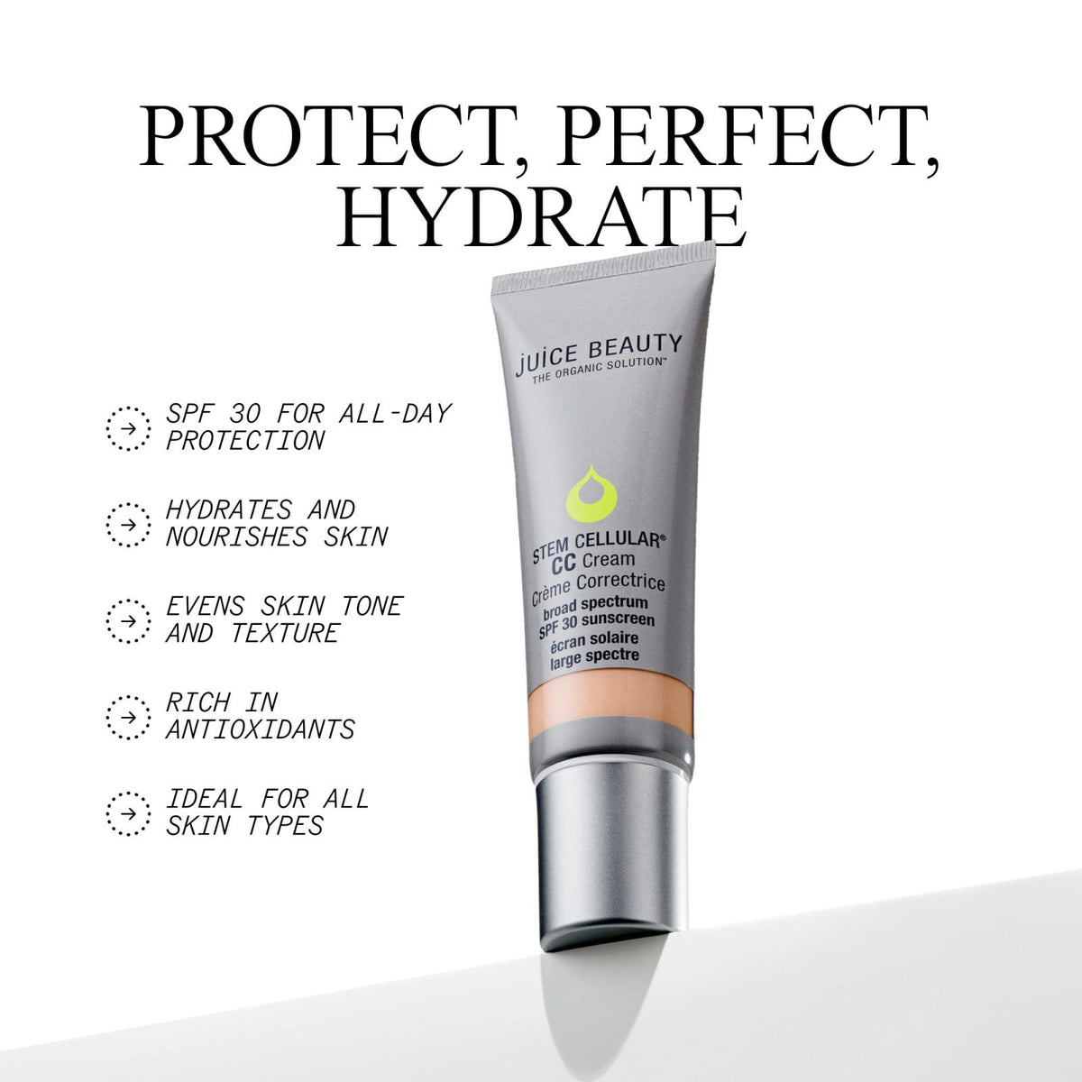 Juice Beauty Stem Cellular CC Cream SPF 30 Deep Glow, 1.7 fl oz – close-up detail