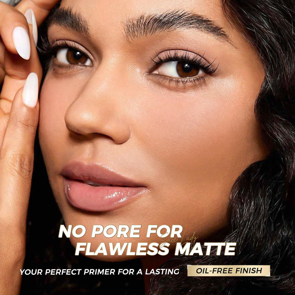 SACE LADY Smooth Primer and Flawless Foundation and Oil Control Face Powder, Long Lasting Coverage Waterproof Natural Co