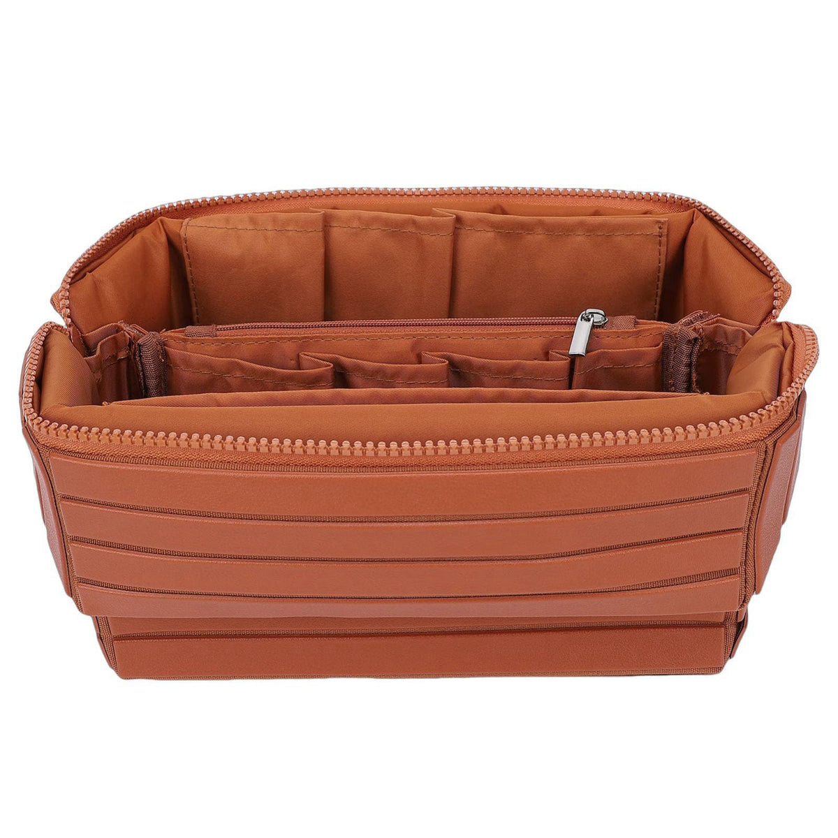 HURRISE Fold Down Makeup Bag Large Capacity Cosmetic Case – full view