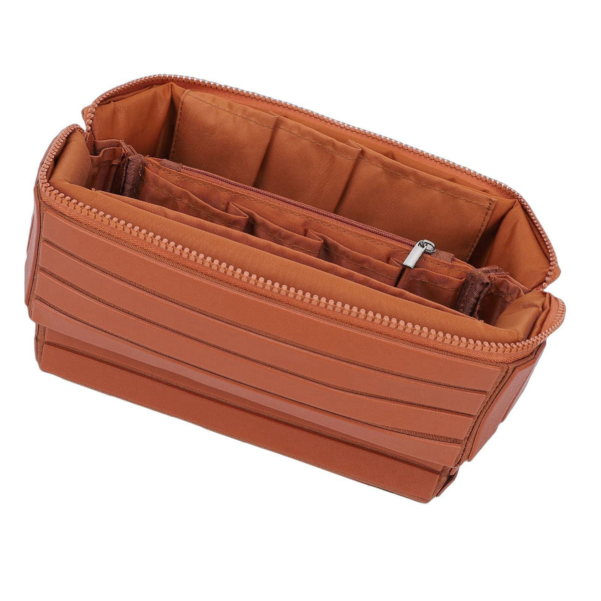 HURRISE Fold Down Makeup Bag Large Capacity Cosmetic Case – alternate angle