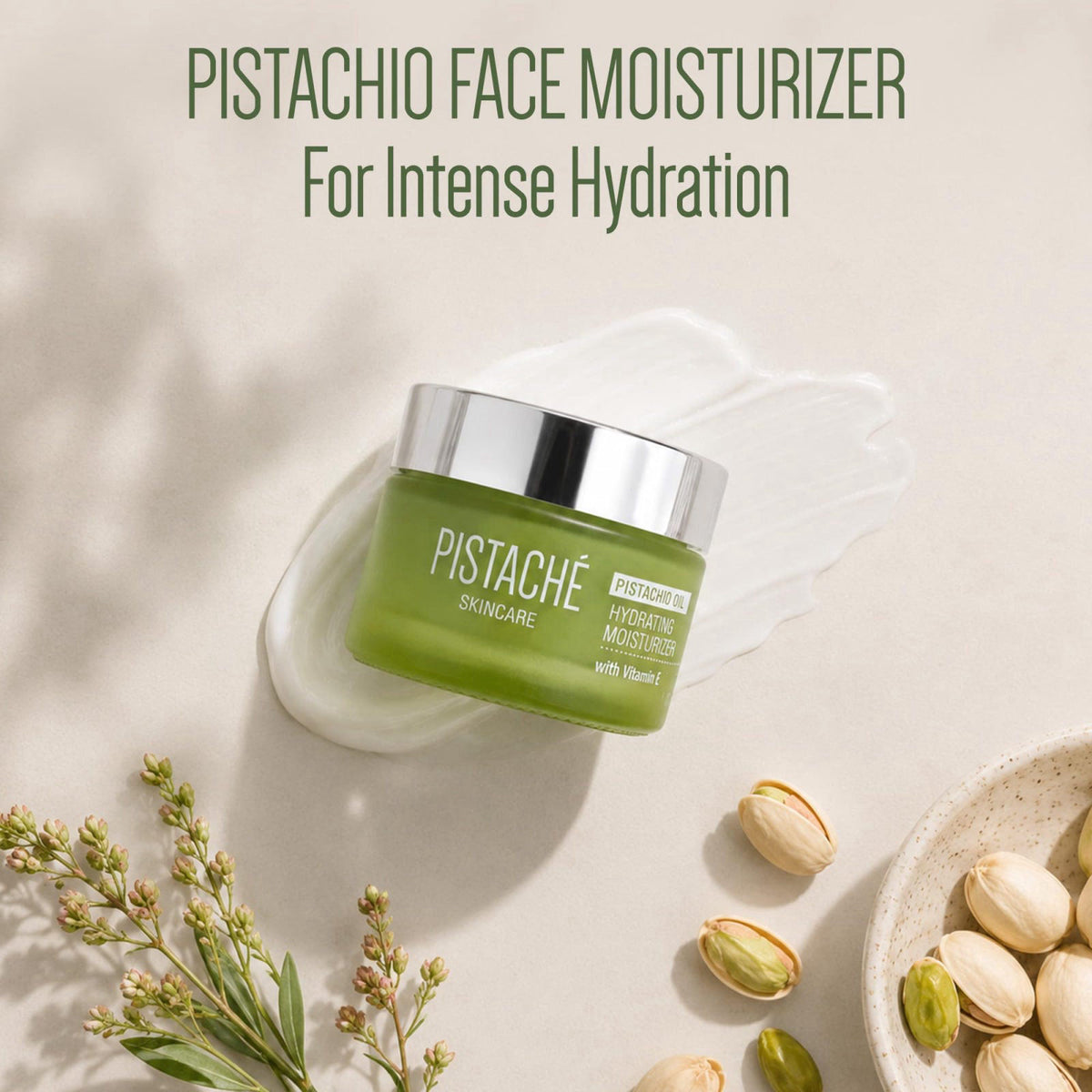 Pistach&eacute; Skincare Pistaché Skincare Pistachio Face Moisturizer, Anti-Aging Hydration, 1.7oz – close-up detail