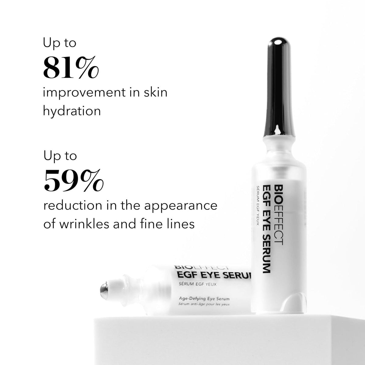 BIOEFFECT EGF Eye Serum, Age-Defying for Wrinkles & Crow's Feet 0.20 oz – close-up detail