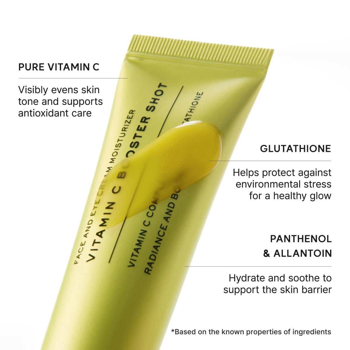 Arencia Vitamin C Serum with Glutathione & Niacinamide, 30ml/1.01 fl.oz – back view and specifications
