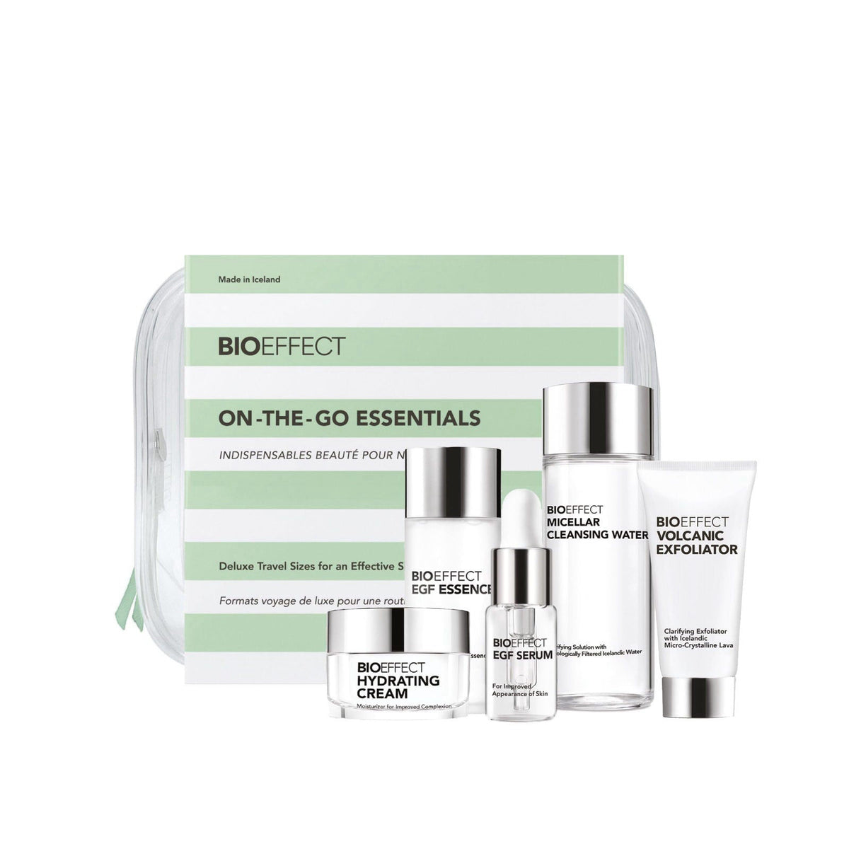 Bioeffect On-The-Go EGF Skincare Set | Anti Aging, Travel Size, 5 Piece – product photo (Facial Kits)