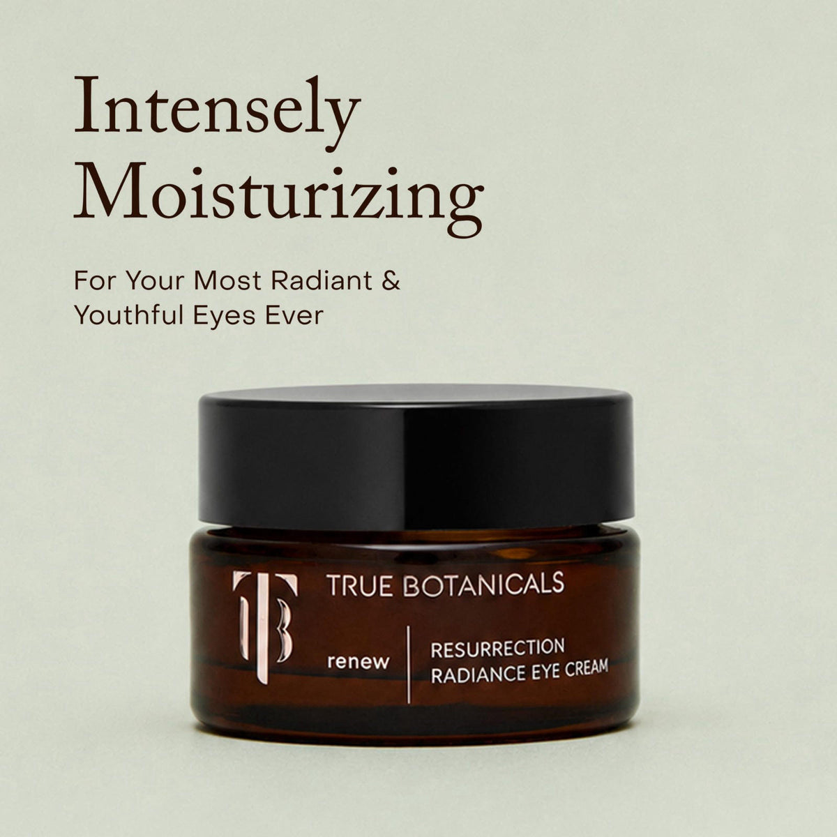 True Botanicals Resurrection Radiance Eye Cream for Dark Circles, 0.5 oz – close-up detail
