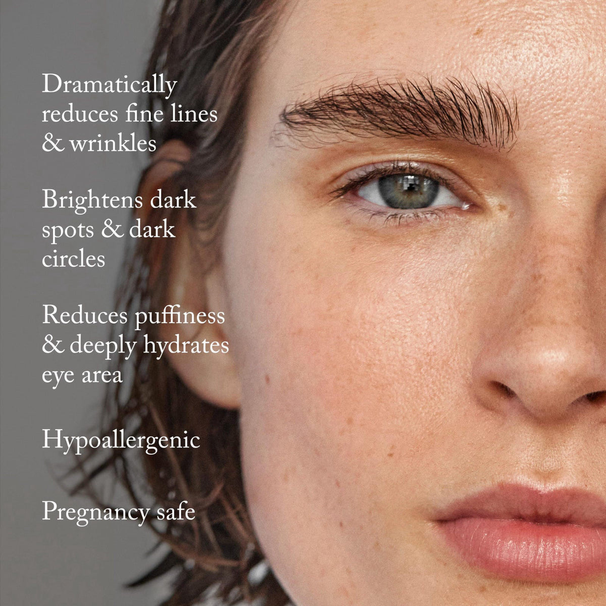 True Botanicals Resurrection Radiance Eye Cream for Dark Circles, 0.5 oz – packaging and label
