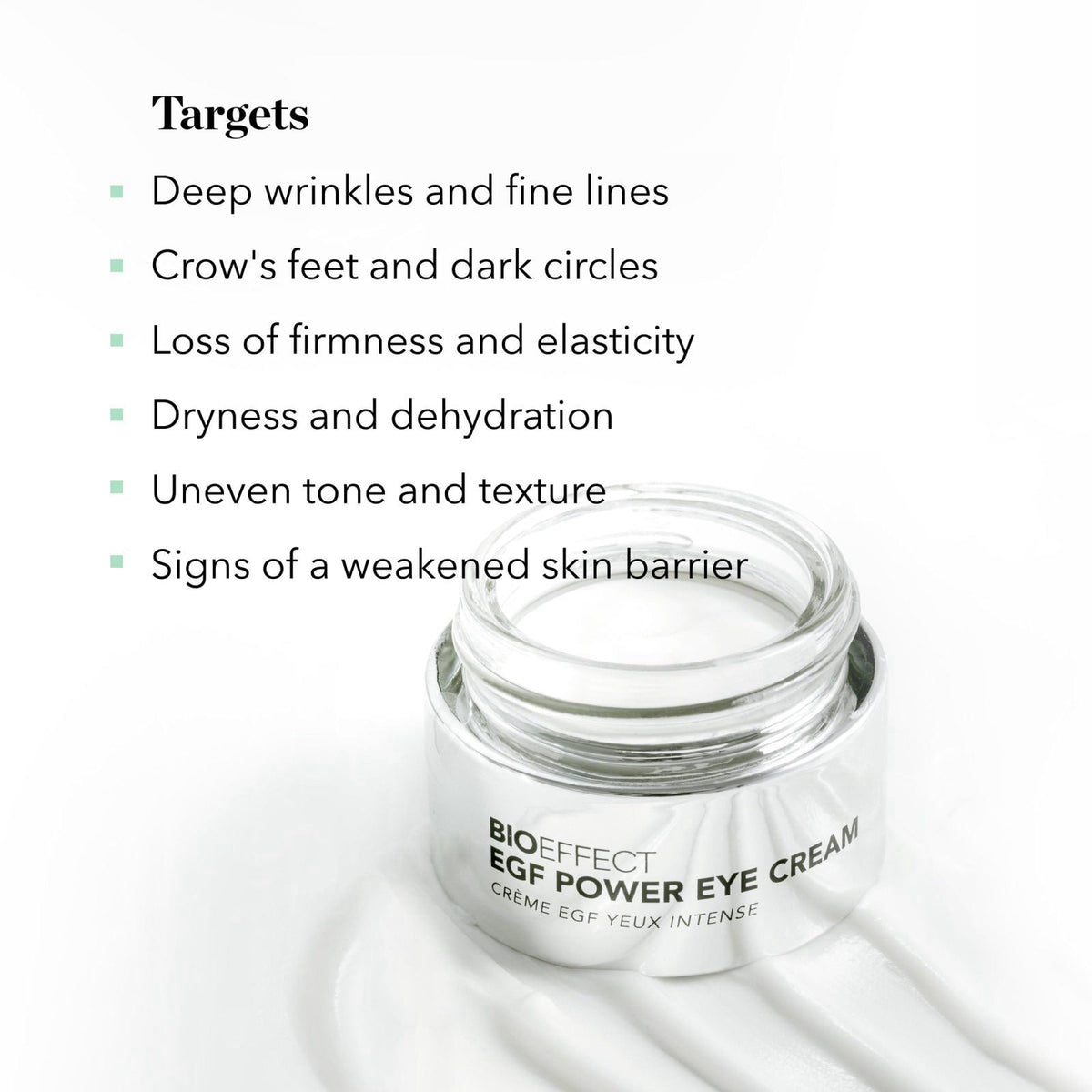 BIOEFFECT EGF Power Eye Cream Intensive Age-Defying Treatment 15 mL/0.51 oz – packaging and label