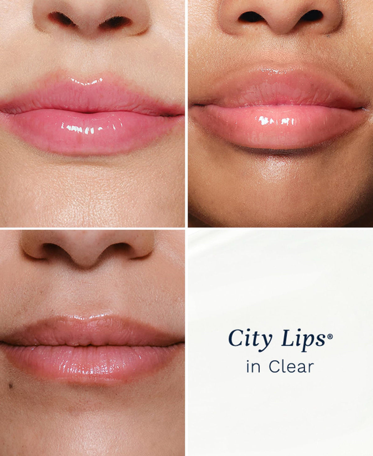 City Beauty City Lips Clear Plumping Lip Gloss, Hyaluronic Acid 0.16oz – full view