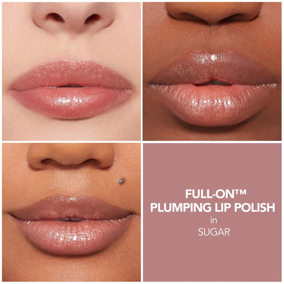 BUXOM Full-On Plumping Lip Polish Gloss, 0.15 oz | High-Shine Shimmer Finish, Non-Sticky Feel, Nourishes, Moisturizes & 
