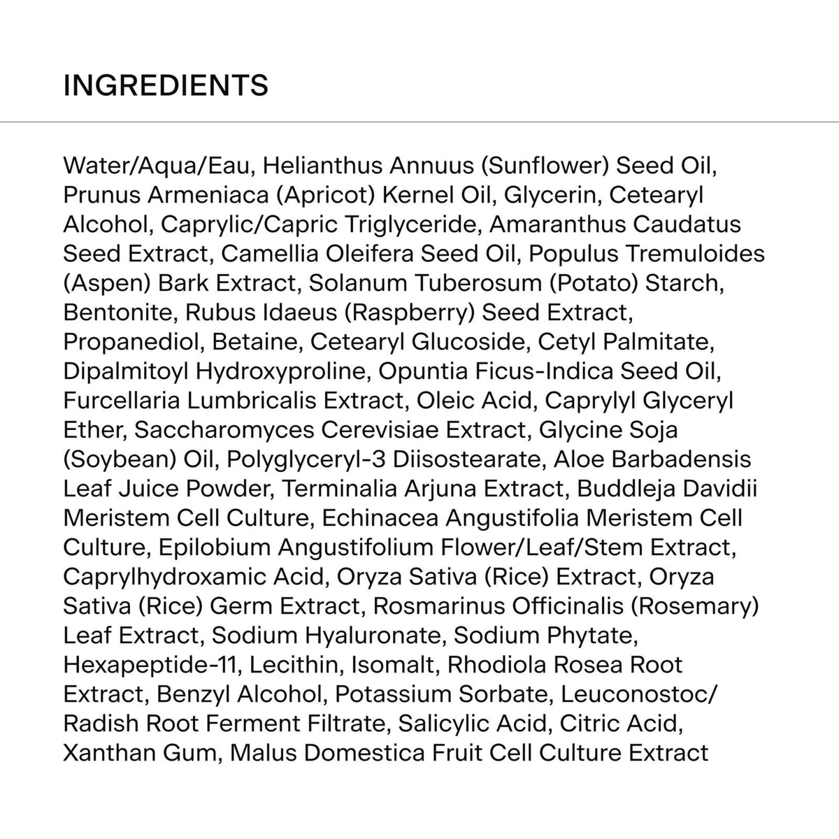 Caldera + Lab – Serums on display
