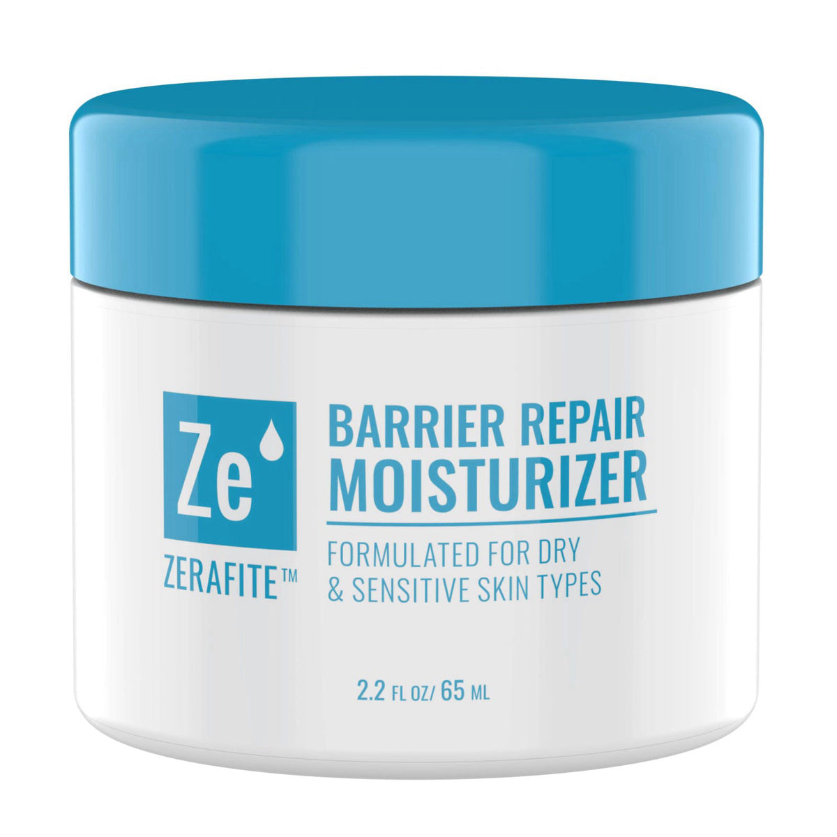 ZERAFITE Barrier Repair Face Moisturizer for Dry & Sensitive Skin Types (2.2 fl. oz./65 ML) – packaging and label