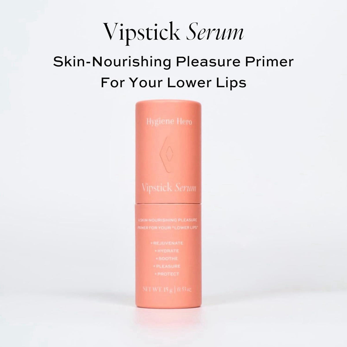 Hygiene Hero Vipstick Serum - 0.53 oz | Flavor: Strawberry Smoothie – full view