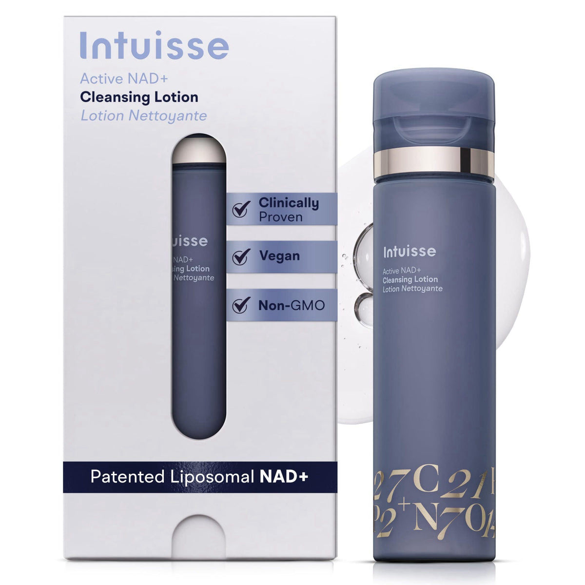 Intuisse Active NAD+ Micellar Cleansing Lotion & Makeup Remover, 100ml – product photo (Toners &amp; Astringents)