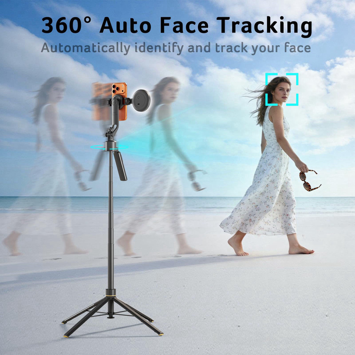 Acer Gadget Auto Face Tracking Tripod for iPhone Magnetic by Premium Selection — view 3