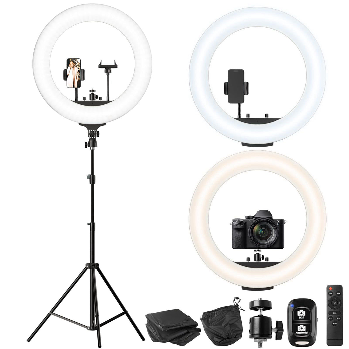 UBeesize – Selfie Lights on display